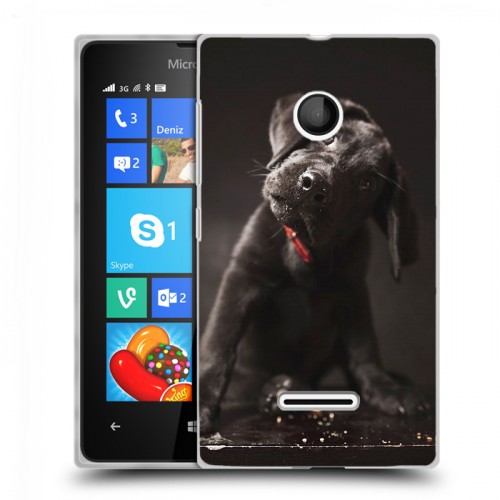 Дизайнерский пластиковый чехол для Microsoft Lumia 435 Щенки