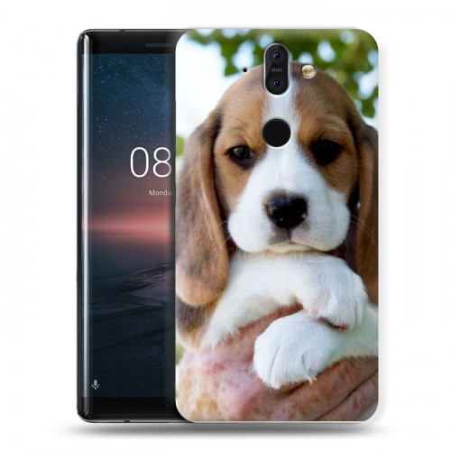 Дизайнерский силиконовый чехол для Nokia 8 Sirocco Щенки