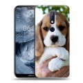 Дизайнерский пластиковый чехол для Nokia 6.1 Plus Щенки