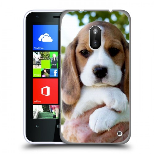 Дизайнерский пластиковый чехол для Nokia Lumia 620 Щенки