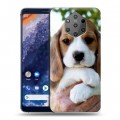 Дизайнерский силиконовый чехол для Nokia 9 PureView Щенки