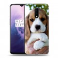 Дизайнерский пластиковый чехол для OnePlus 7 Щенки