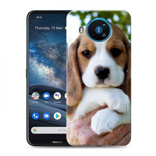 Дизайнерский силиконовый чехол для Nokia 8.3 Щенки