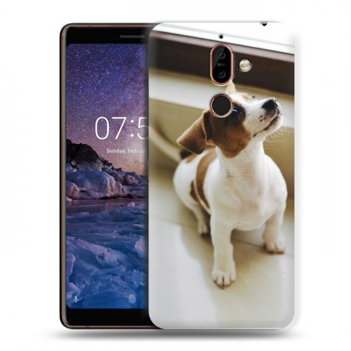 Дизайнерский пластиковый чехол для Nokia 7 Plus Щенки