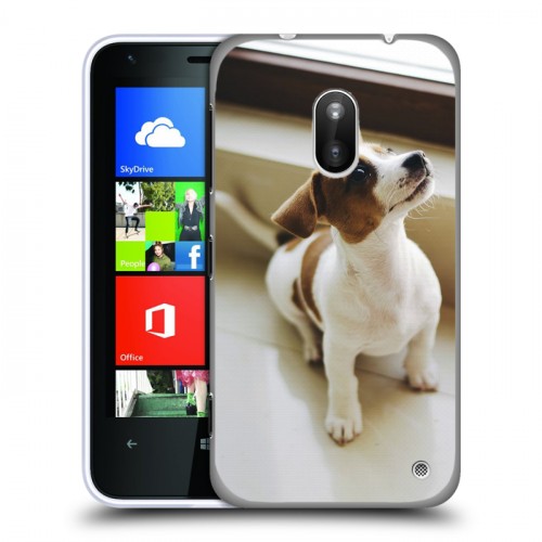 Дизайнерский пластиковый чехол для Nokia Lumia 620 Щенки