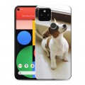 Дизайнерский пластиковый чехол для Google Pixel 5 Щенки