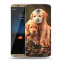 Дизайнерский пластиковый чехол для ZTE Axon 7 Щенки