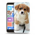 Дизайнерский пластиковый чехол для Nokia Lumia 1320 Щенки