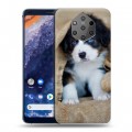 Дизайнерский силиконовый чехол для Nokia 9 PureView Щенки