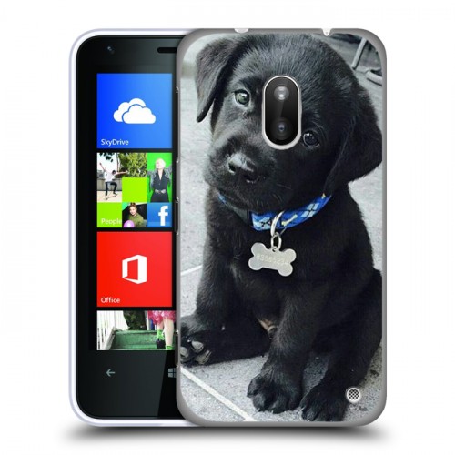 Дизайнерский пластиковый чехол для Nokia Lumia 620 Щенки