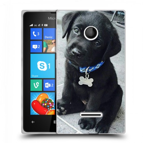 Дизайнерский пластиковый чехол для Microsoft Lumia 435 Щенки