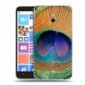 Дизайнерский пластиковый чехол для Nokia Lumia 1320 Павлины