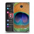 Дизайнерский пластиковый чехол для Nokia X Павлины