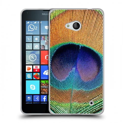 Дизайнерский пластиковый чехол для Microsoft Lumia 640 Павлины