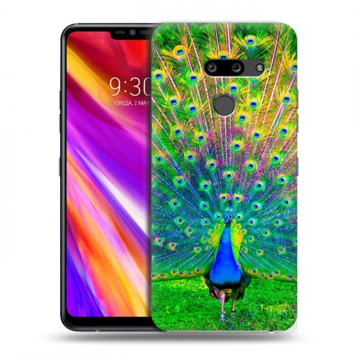 Дизайнерский пластиковый чехол для LG G8 ThinQ Павлины