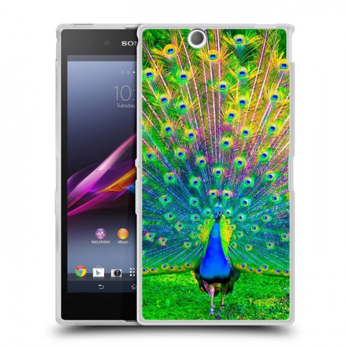 Дизайнерский пластиковый чехол для Sony Xperia Z Ultra  Павлины