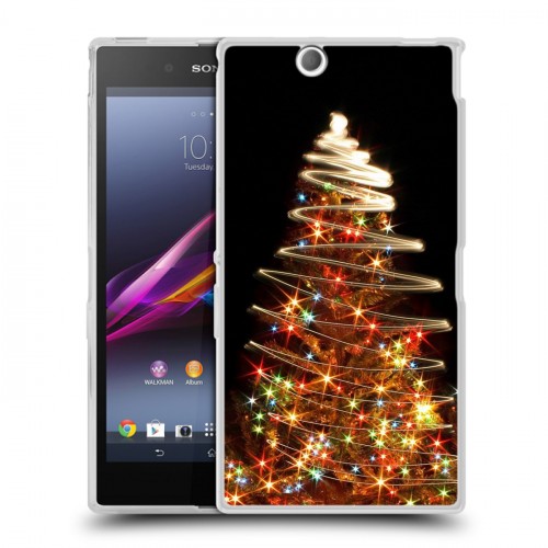 Дизайнерский пластиковый чехол для Sony Xperia Z Ultra  Новогодняя елка