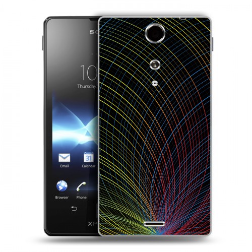 Дизайнерский пластиковый чехол для Sony Xperia TX Павлины