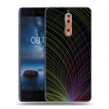 Дизайнерский пластиковый чехол для Nokia 8 Павлины