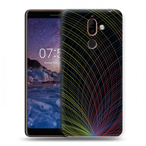 Дизайнерский пластиковый чехол для Nokia 7 Plus Павлины