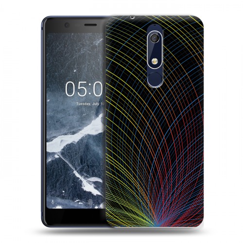 Дизайнерский пластиковый чехол для Nokia 5.1 Павлины