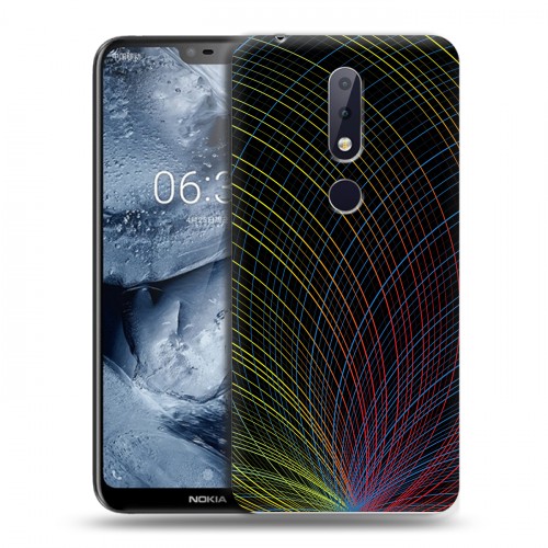 Дизайнерский пластиковый чехол для Nokia 6.1 Plus Павлины