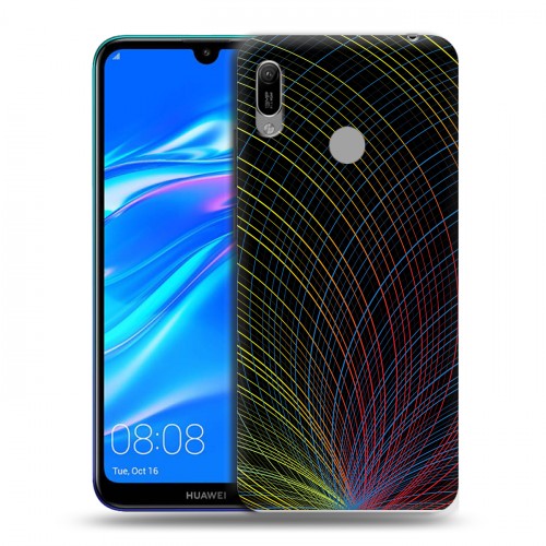 Дизайнерский пластиковый чехол для Huawei Y6 (2019) Павлины