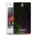 Дизайнерский пластиковый чехол для Sony Xperia E Павлины