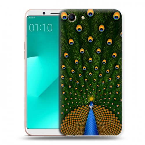 Дизайнерский пластиковый чехол для OPPO A83 Павлины