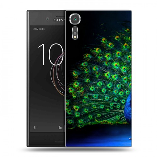 Дизайнерский пластиковый чехол для Sony Xperia XZs Павлины