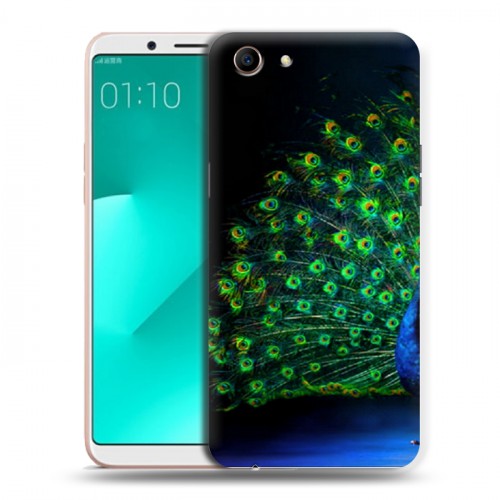 Дизайнерский пластиковый чехол для OPPO A83 Павлины