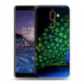 Дизайнерский пластиковый чехол для Nokia 7 Plus Павлины