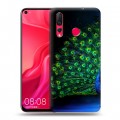 Дизайнерский пластиковый чехол для Huawei Nova 4 Павлины