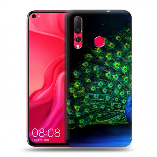 Дизайнерский пластиковый чехол для Huawei Nova 4 Павлины