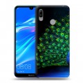 Дизайнерский пластиковый чехол для Huawei Y6 (2019) Павлины