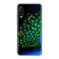 Дизайнерский силиконовый с усиленными углами чехол для Huawei P30 Lite Павлины