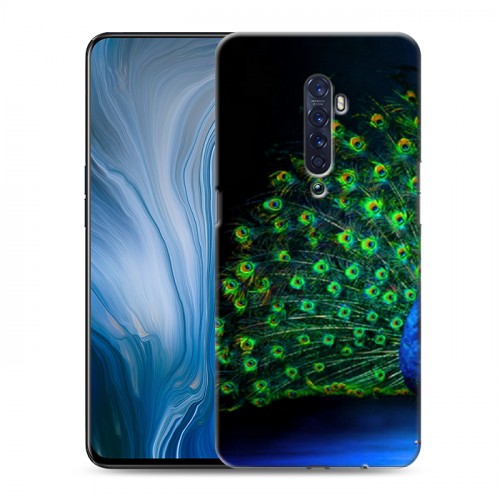 Дизайнерский пластиковый чехол для OPPO Reno2 Z Павлины