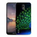 Дизайнерский силиконовый чехол для Nokia 1.3 Павлины