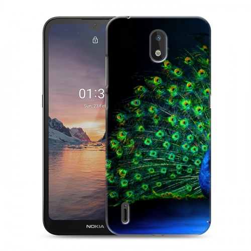 Дизайнерский силиконовый чехол для Nokia 1.3 Павлины