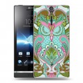 Дизайнерский пластиковый чехол для Sony Xperia S Совы