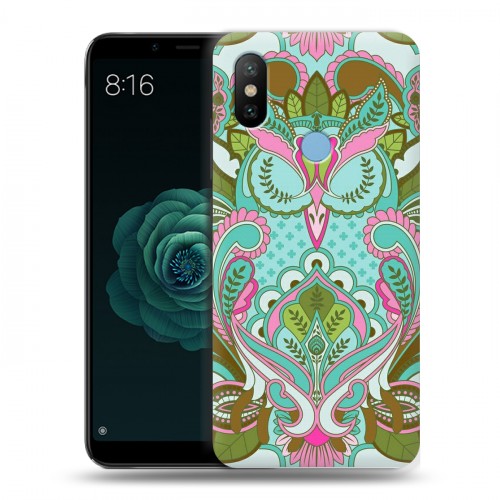 Дизайнерский силиконовый чехол для Xiaomi Mi A2 Совы