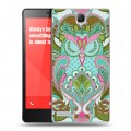 Дизайнерский силиконовый чехол для Xiaomi RedMi Note Совы