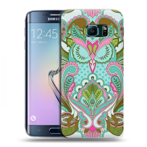 Дизайнерский пластиковый чехол для Samsung Galaxy S6 Edge Совы