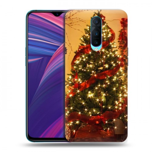 Дизайнерский пластиковый чехол для OPPO RX17 Pro Новогодняя елка