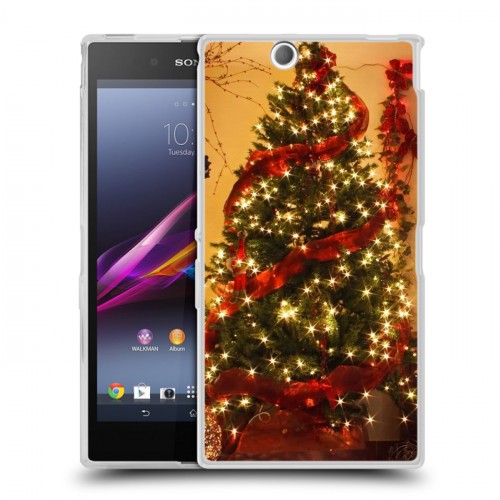 Дизайнерский пластиковый чехол для Sony Xperia Z Ultra  Новогодняя елка