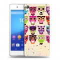 Дизайнерский пластиковый чехол для Sony Xperia Z3+ Совы