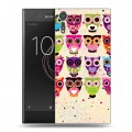 Дизайнерский пластиковый чехол для Sony Xperia XZs Совы