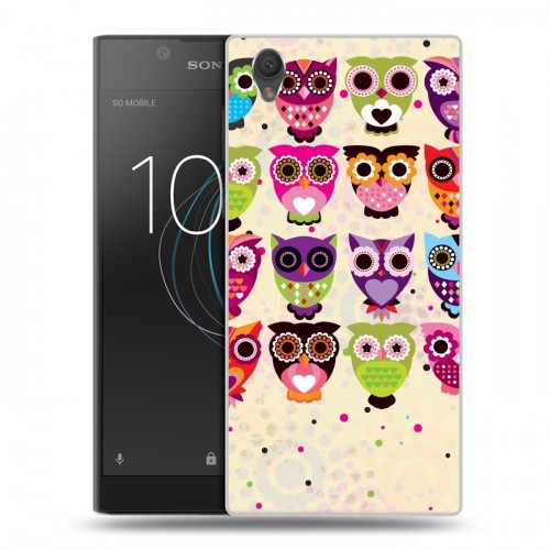 Дизайнерский пластиковый чехол для Sony Xperia L1 Совы