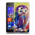 Дизайнерский пластиковый чехол для Microsoft Lumia 540 Совы