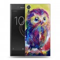 Дизайнерский пластиковый чехол для Sony Xperia XZs Совы